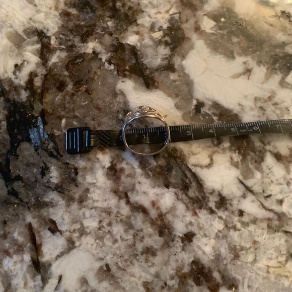 Vintage Sterling Silver Flower Ring, Stamped Thailand 925, Approx. Size 7 - Picture 7 of 8